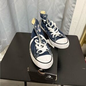 Converse Navy High-Top Sneakers